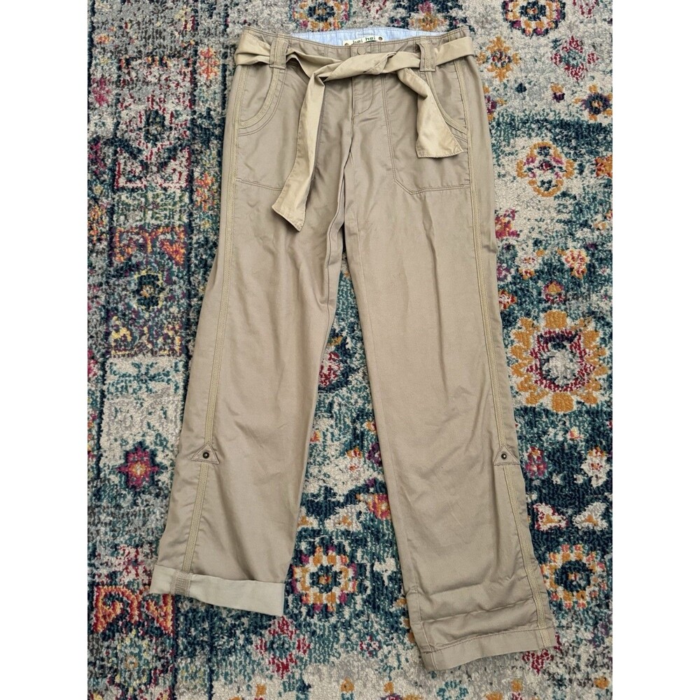 Hei Hei Anthropologie Tan Safari Chino Roll-Tab Pants Size 2